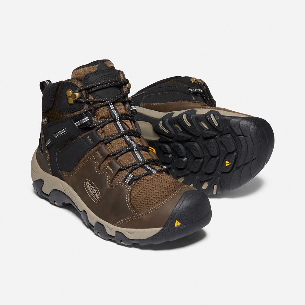 Keen Outdoor Bot Erkek Kahverengi - Steens Deri Waterproof - Türkiye NKHL38462